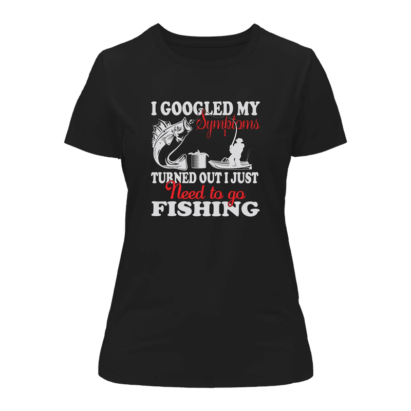 Load image into Gallery viewer, Fishing Symptoms T-Shirt for Women