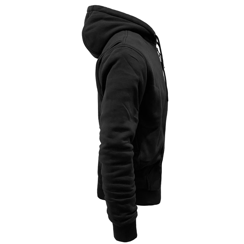 Load image into Gallery viewer, Protective Fleece Unisex Hoodie - Black Matte