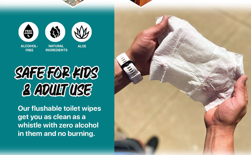 Load image into Gallery viewer, The Flusher - 100 Pack - Flushable Wipes