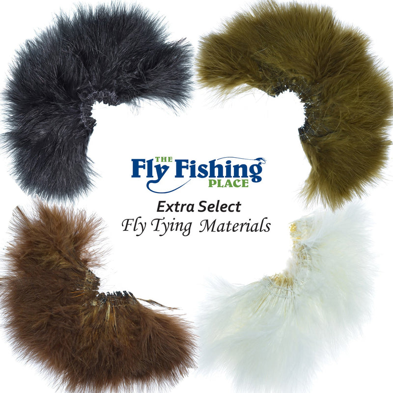 Load image into Gallery viewer, Select Strung Long Spey Marabou Master Pack - 4 Colors - White Dark Brown Sculpin Olive Black