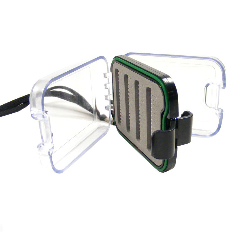 Load image into Gallery viewer, Minimalist Shirt Pocket Lanyard Fly Fishing Box - Day Tripper Trout Fly Box