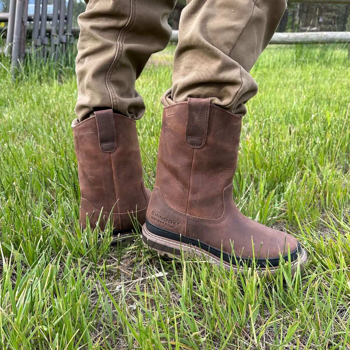Rancher 11” Waterproof Soft Toe Work Boot - Brown - Skoutley Outdoors LLC