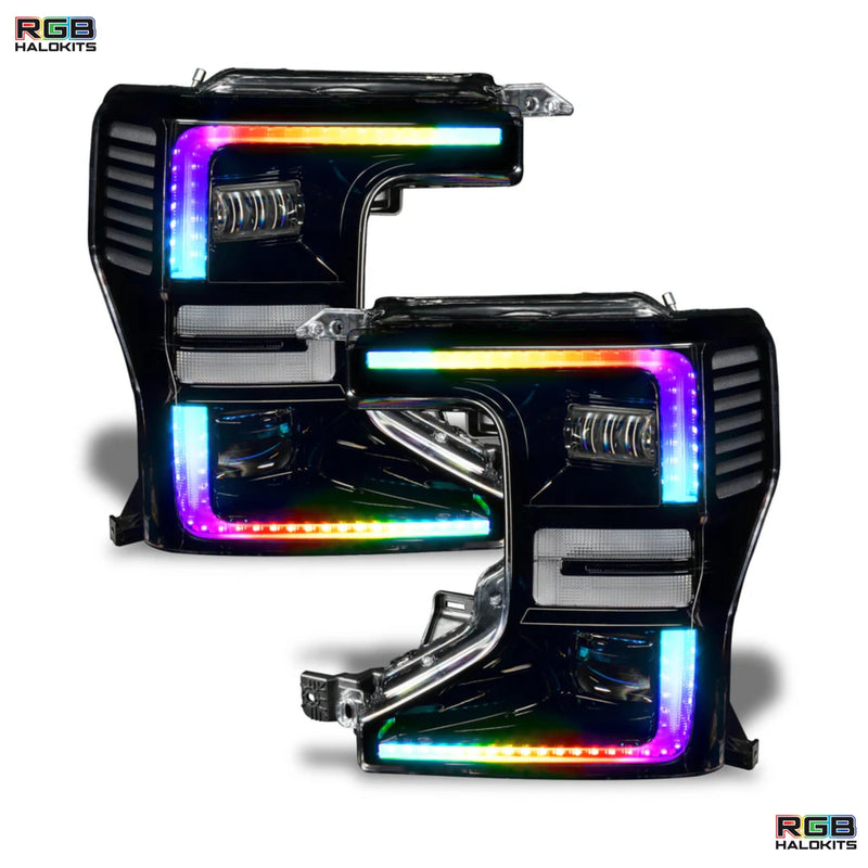 Load image into Gallery viewer, Ford F-250/350 Super Duty Multicolor Flow DRL Boards (2020-2022)