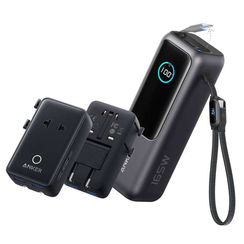 Load image into Gallery viewer, Anker Laptop Power Bank (25K, 165W, Built-In and Retractable Cables)