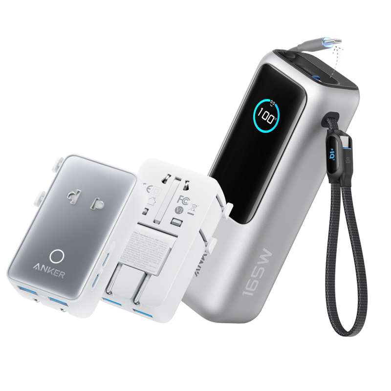 Load image into Gallery viewer, Anker Laptop Power Bank (25K, 165W, Built-In and Retractable Cables)