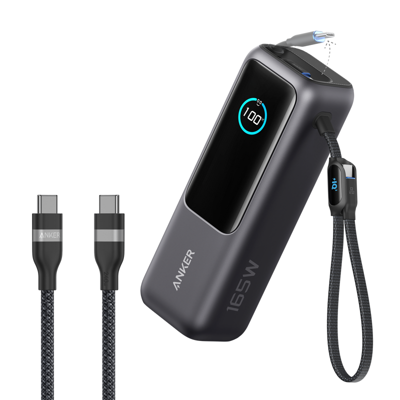 Load image into Gallery viewer, Anker Laptop Power Bank (25K, 165W, Built-In and Retractable Cables)