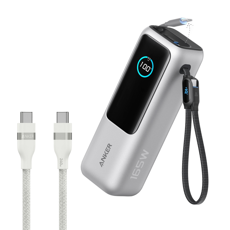 Load image into Gallery viewer, Anker Laptop Power Bank (25K, 165W, Built-In and Retractable Cables)