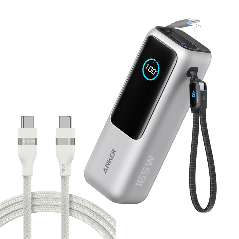 Load image into Gallery viewer, Anker Laptop Power Bank (25K, 165W, Built-In and Retractable Cables)