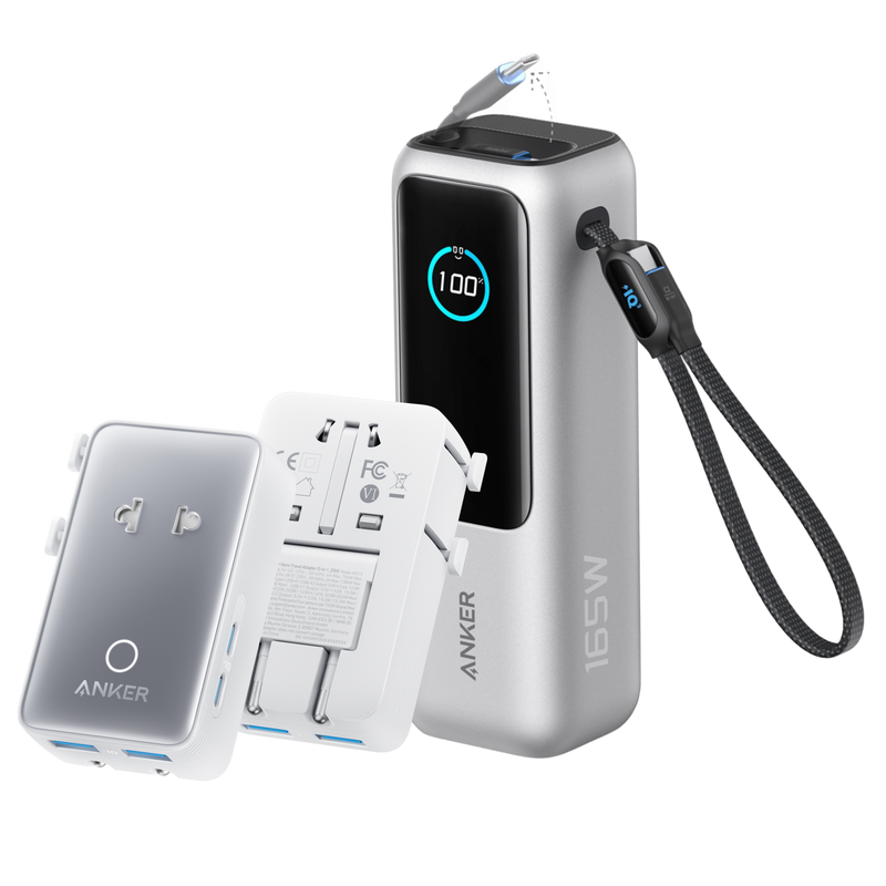 Load image into Gallery viewer, Anker Laptop Power Bank (25K, 165W, Built-In and Retractable Cables)