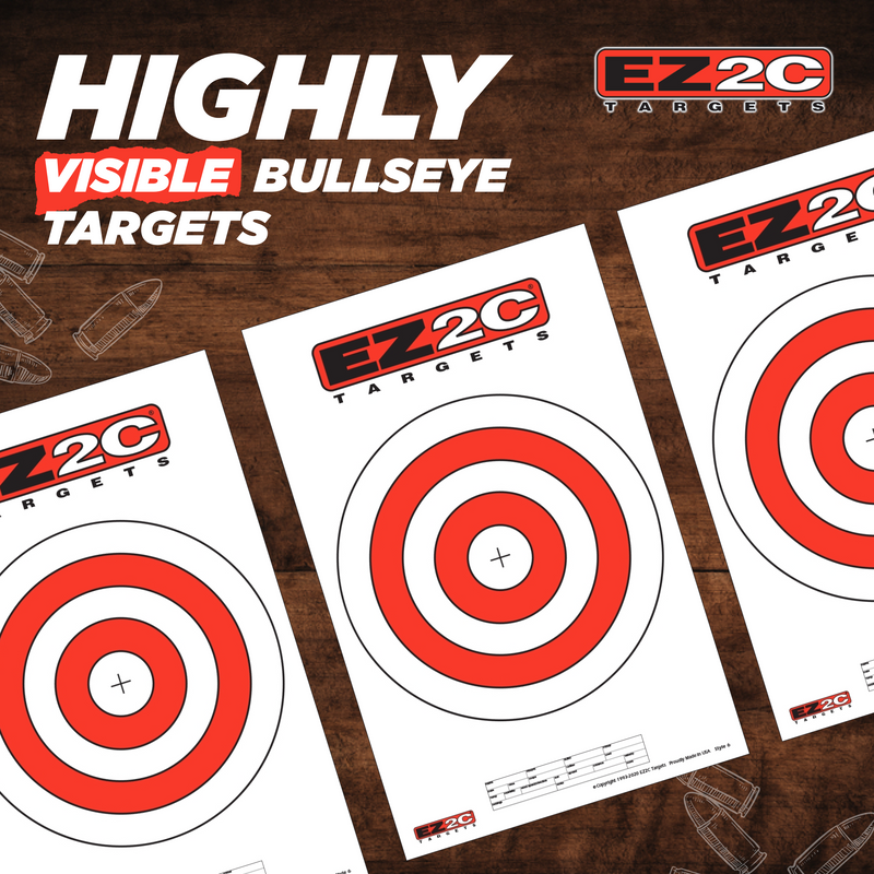 Load image into Gallery viewer, 200 EZ2C Targets 8 Rifle Styles Package Paper Shooting Targets for Range 11”x17” USA MADE