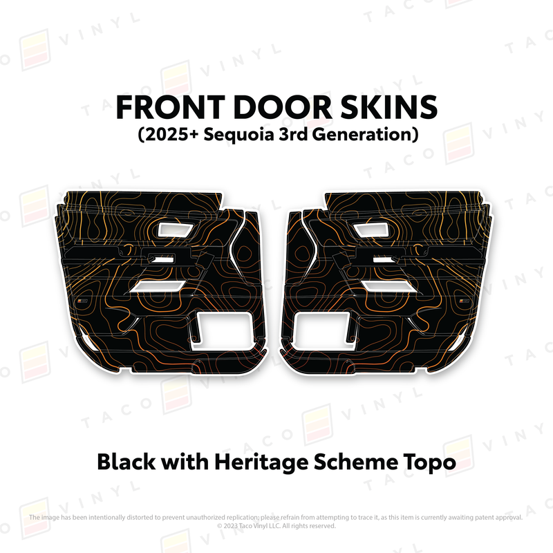 Load image into Gallery viewer, 2023+ Sequoia Door Skins