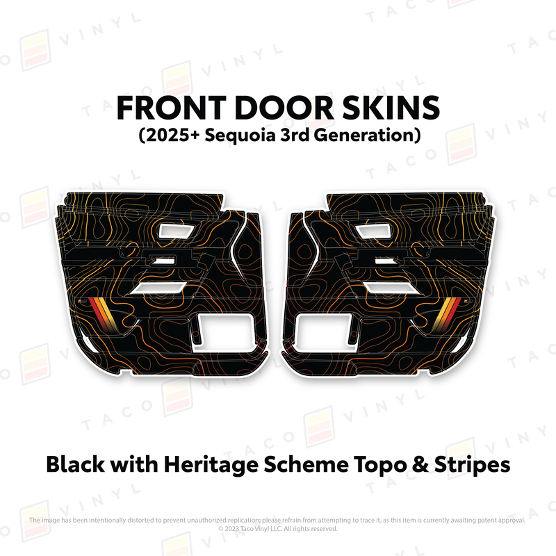 Load image into Gallery viewer, 2023+ Sequoia Door Skins