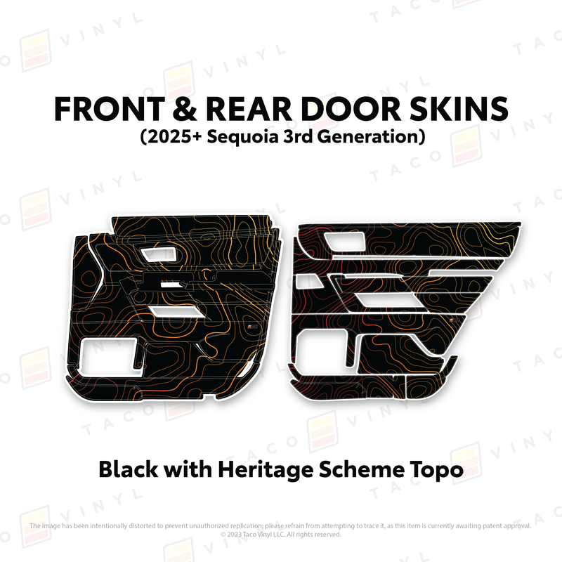 Load image into Gallery viewer, 2023+ Sequoia Door Skins