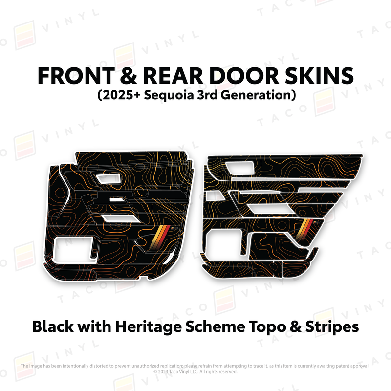 Load image into Gallery viewer, 2023+ Sequoia Door Skins