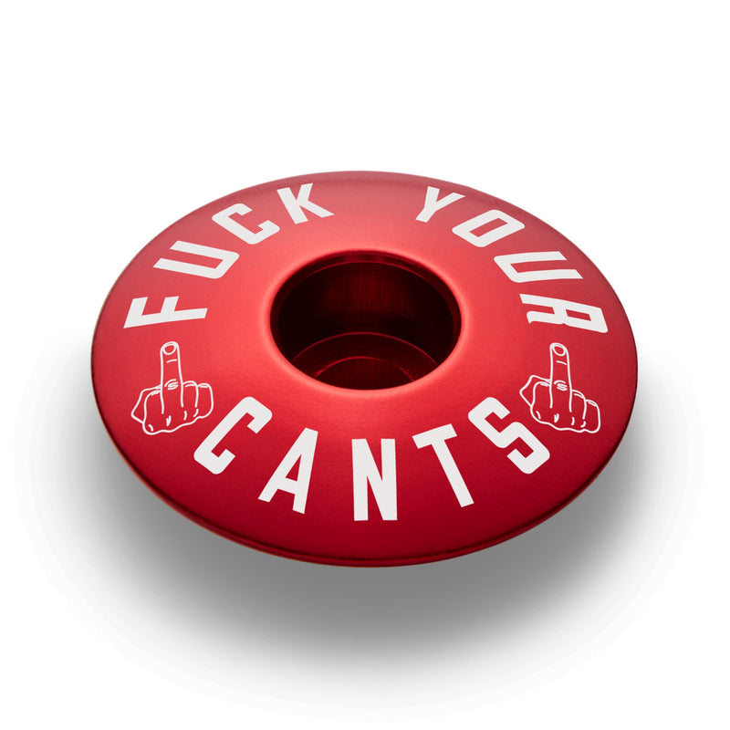Load image into Gallery viewer, Fuck Your Cants Bicycle Headset Cap