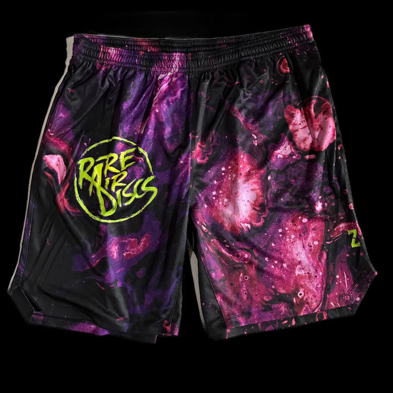 Load image into Gallery viewer, Sublimated Athletic Shorts - RADioactive - Zipper Pockets & Towel Holder!