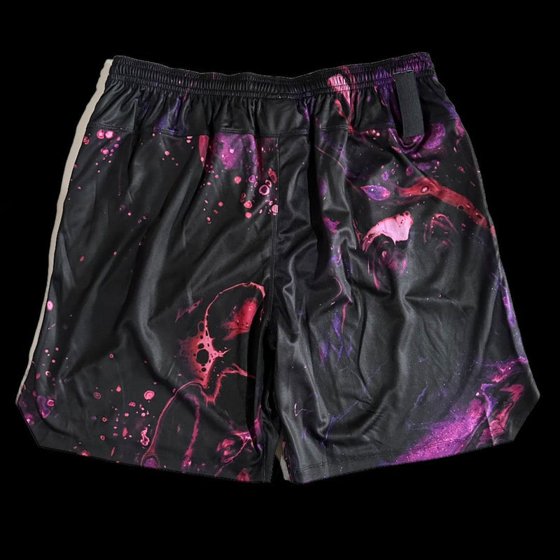 Load image into Gallery viewer, Sublimated Athletic Shorts - RADioactive - Zipper Pockets & Towel Holder!