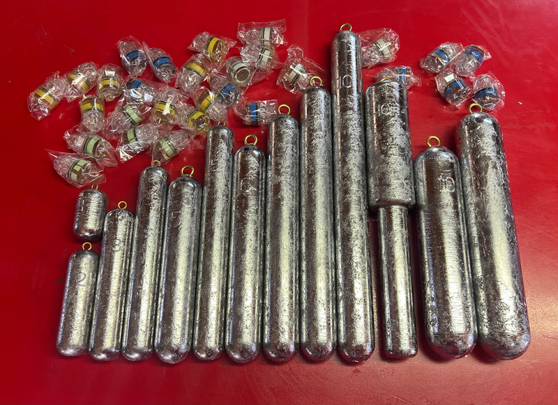 Load image into Gallery viewer, Deep Sea Fishing Weights - 1-12 lb Lead Deep Drop Sinkers
