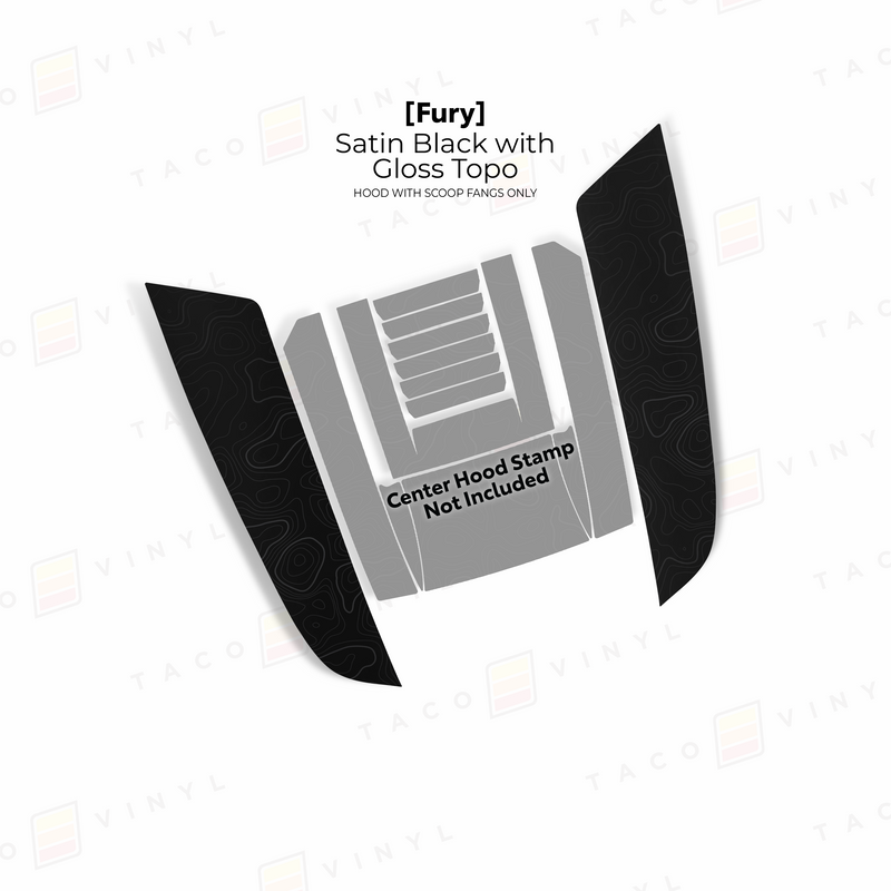 Load image into Gallery viewer, 2024+ Tacoma/2025+ 4Runner Fury Hood Scoop Stamp