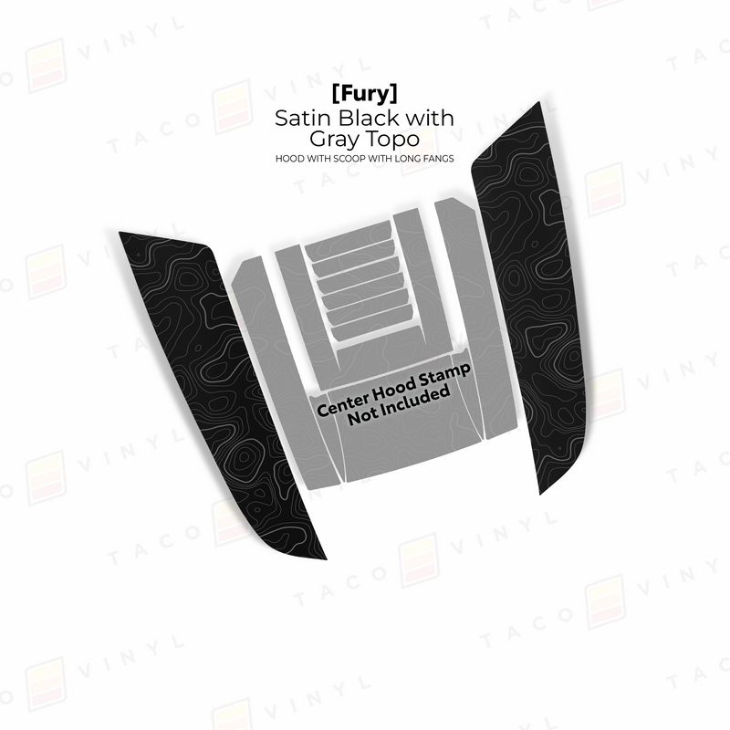 Load image into Gallery viewer, 2024+ Tacoma/2025+ 4Runner Fury Hood Scoop Stamp