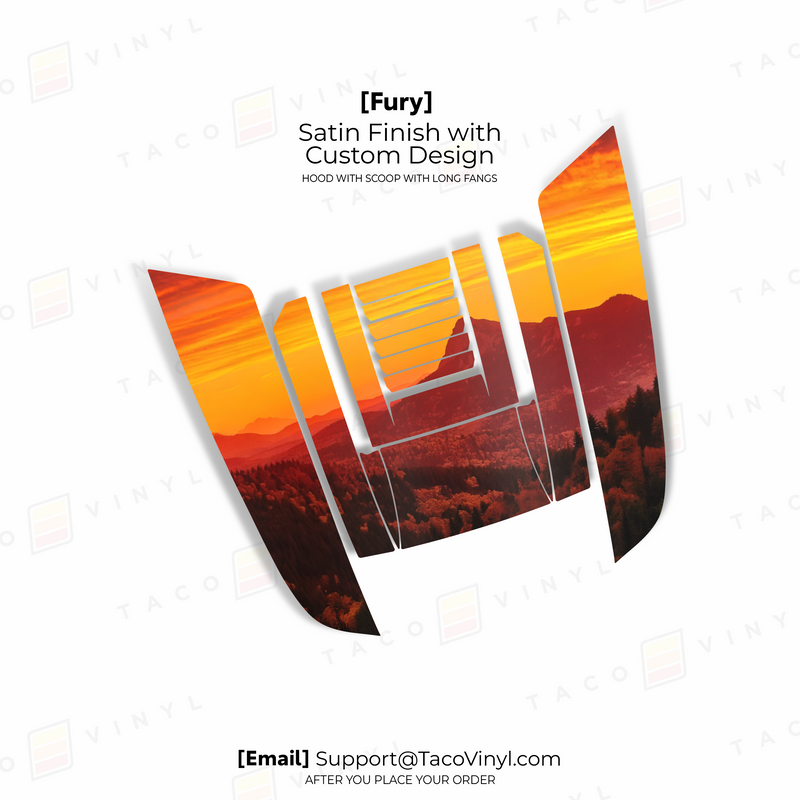 Load image into Gallery viewer, 2024+ Tacoma/2025+ 4Runner Fury Hood Scoop Stamp