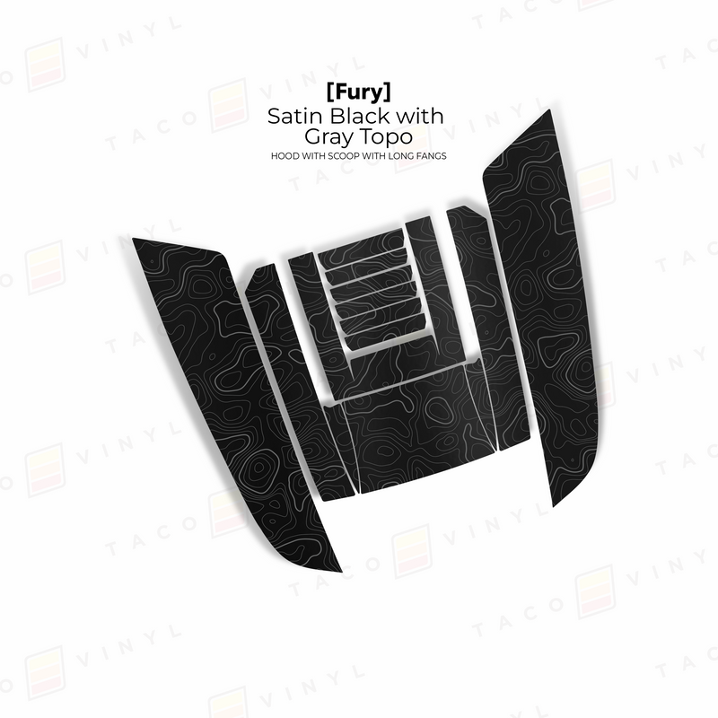 Load image into Gallery viewer, 2024+ Tacoma/2025+ 4Runner Fury Hood Scoop Stamp