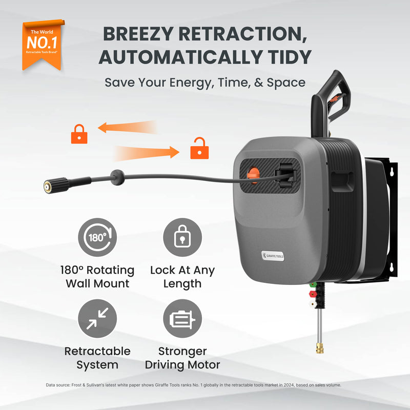 Load image into Gallery viewer, Grandfalls Retractable Pressure Washer G20