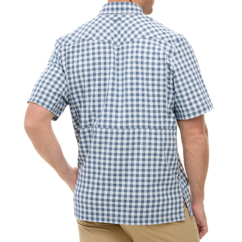 Load image into Gallery viewer, Deep Water Pearl Snap Shirt