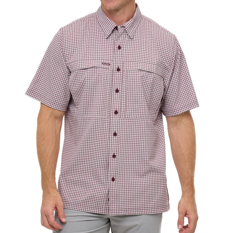 Load image into Gallery viewer, Maroon TekCheck Shirt