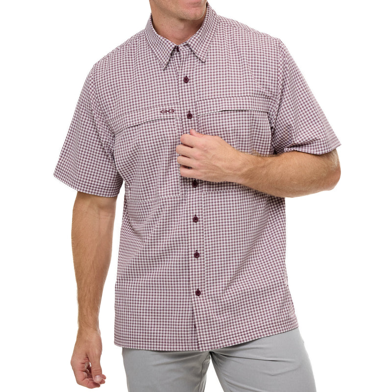 Load image into Gallery viewer, Maroon TekCheck Shirt