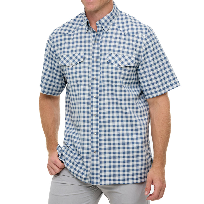 Load image into Gallery viewer, Glacier Pearl Snap Shirt