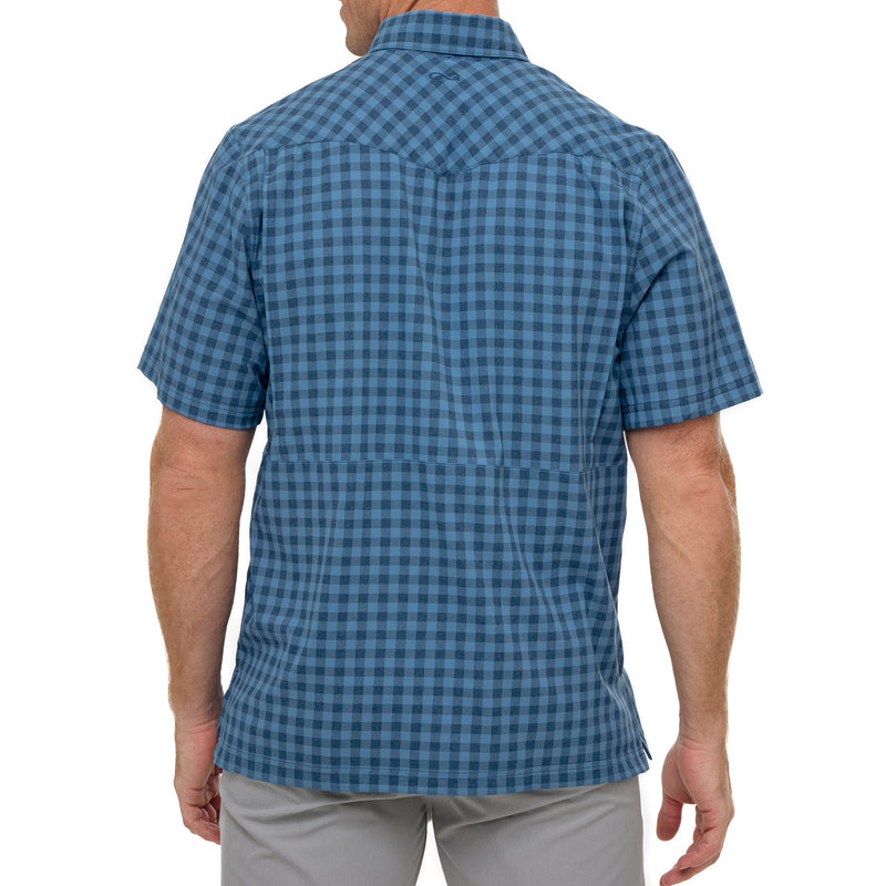 Load image into Gallery viewer, Slate Pearl Snap Shirt