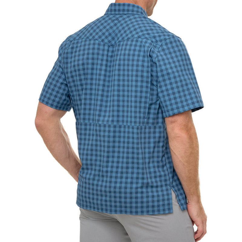 Load image into Gallery viewer, Slate Pearl Snap Shirt