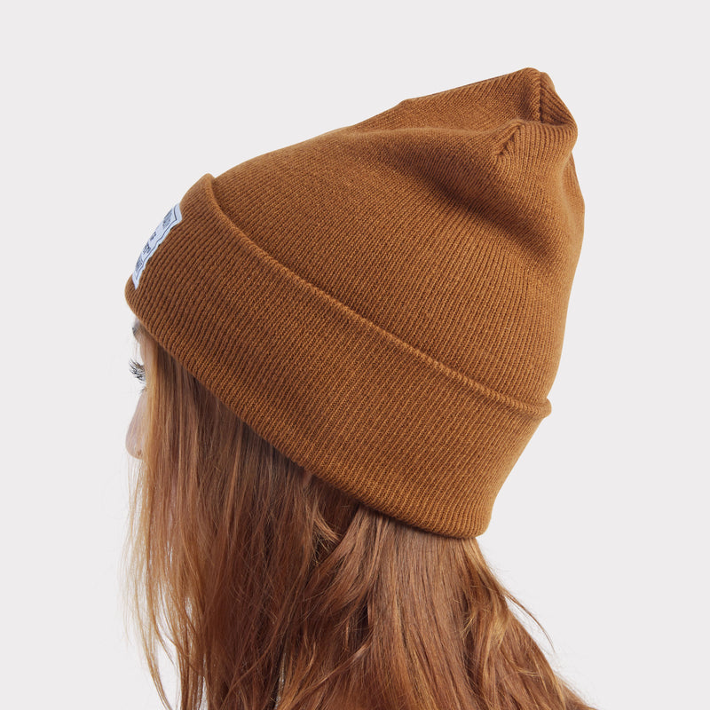 Load image into Gallery viewer, Human Logo Beanie - Caramel