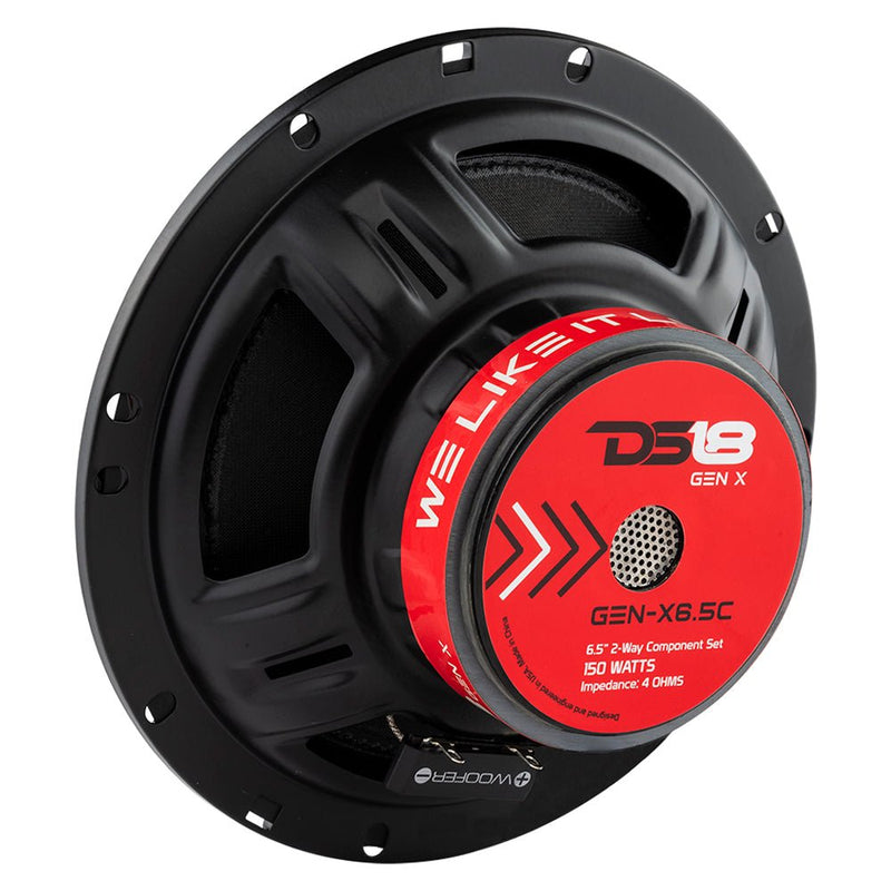 Load image into Gallery viewer, DS18 GEN-X6.5C 6.5" 2-Way Component Speaker Car Speaker 150 Watts 4-Ohm