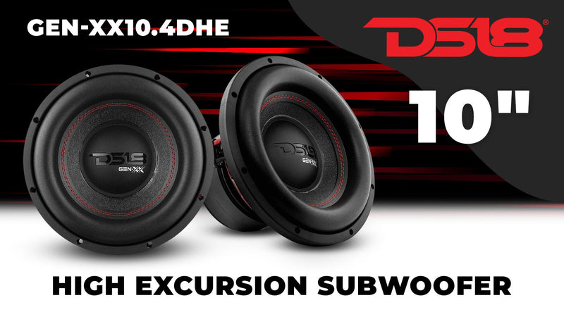 Load image into Gallery viewer, GEN-XX 10" High Excursion Subwoofer Double Stacked Magnets 500 Watts Rms DVC 4-Ohm