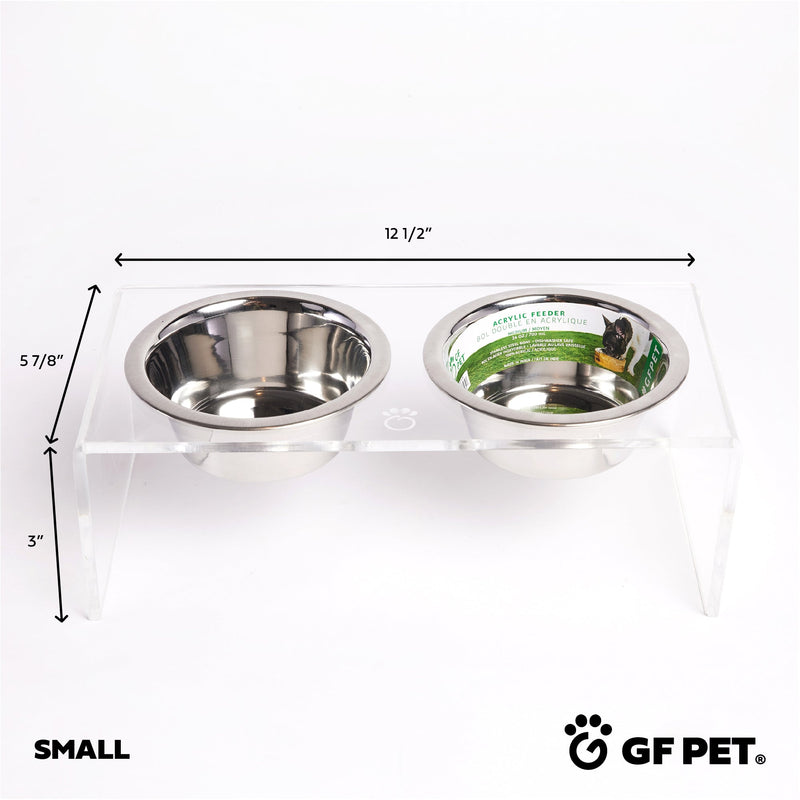 Load image into Gallery viewer, Acrylic Double Feeder - Clear