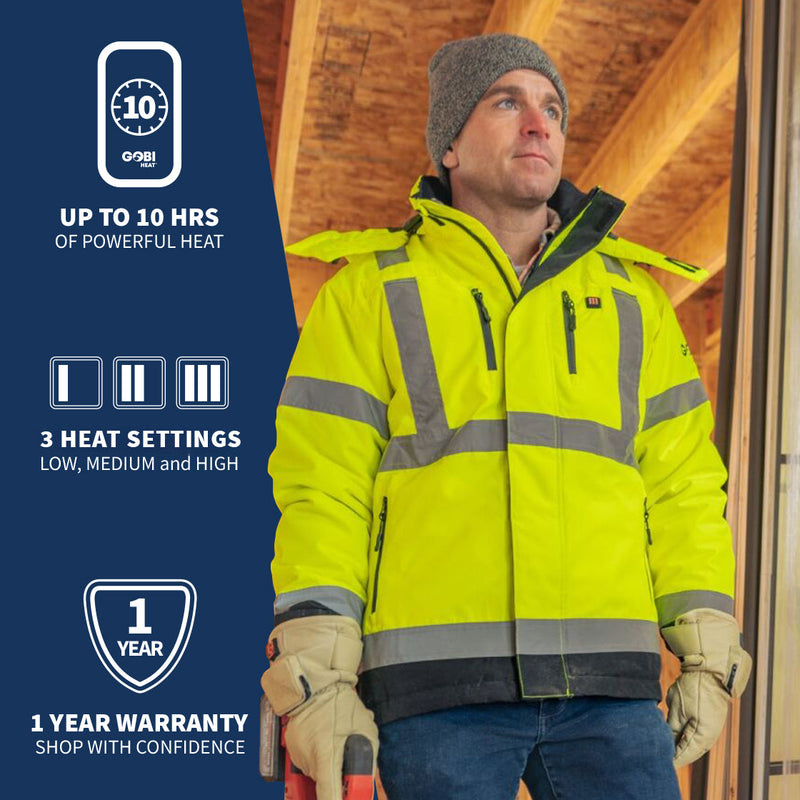 Load image into Gallery viewer, Flash Heated High-Vis Jacket