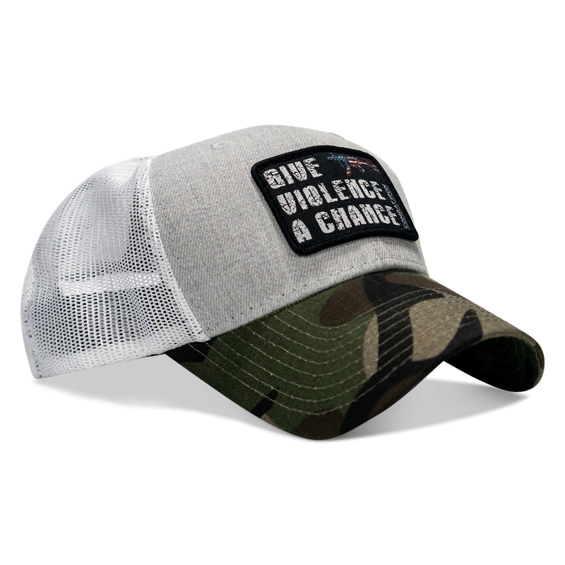 Load image into Gallery viewer, Give Violence A Chance Patch Snapback
