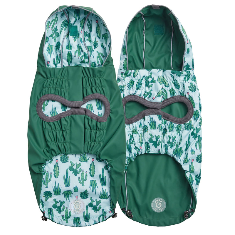 Load image into Gallery viewer, Reversible Elasto-Fit Raincoat - Green/Green