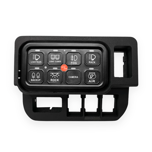 Load image into Gallery viewer, Base Panel for 1 Tall and 3 Short Switch Locations (Tacoma Double Cab)