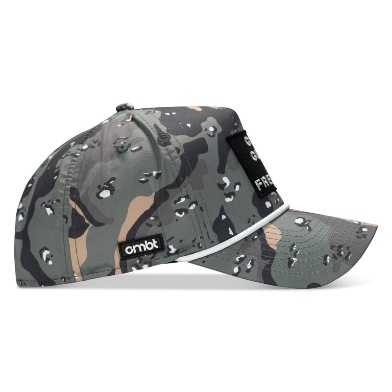 Load image into Gallery viewer, God, Guns, And Freedom Patch Weekender Snapback Hat