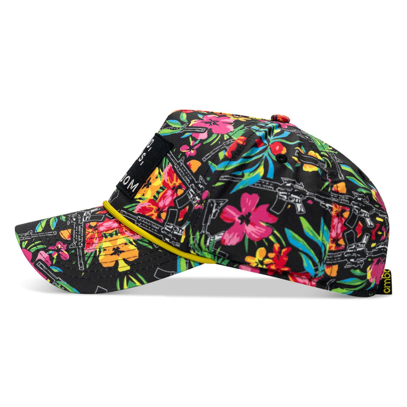 Load image into Gallery viewer, God, Guns, And Freedom Patch Weekender Snapback Hat