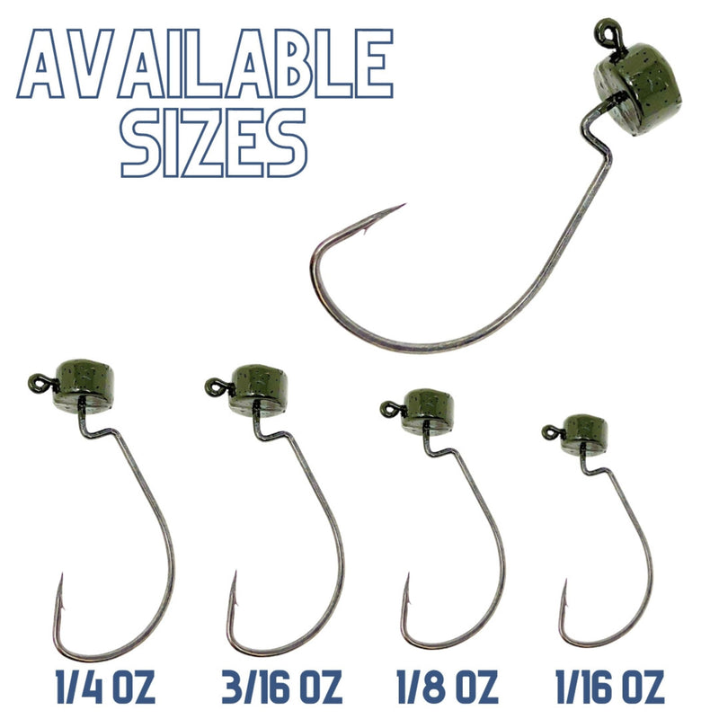 Load image into Gallery viewer, Reaction Tackle Lead Ned Rig - Shroom Jigs (25-Pack)