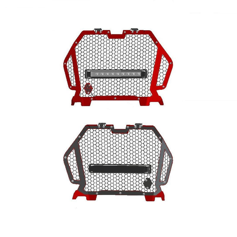 Load image into Gallery viewer, L&W Fab Custom Grill with Light Bar for RZR Turbo S / XP 1000 / Turbo
