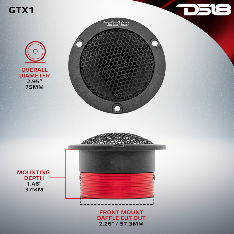 Load image into Gallery viewer, 3" Die Cast Compression Neodymium Super Bullet Tweeter 1" Titanium | 120W RMS 4-Ohm