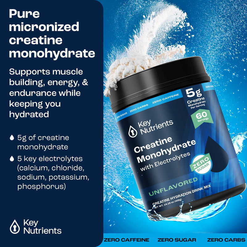 Load image into Gallery viewer, Creatine with Electrolytes Powder (Unflavored)