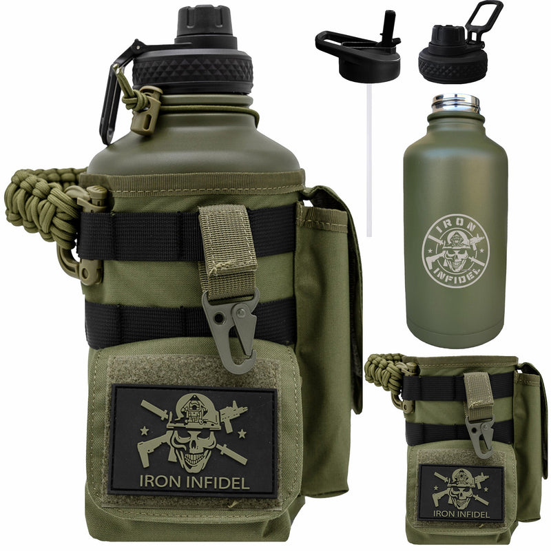 Load image into Gallery viewer, 64oz Battle Bottle Water Bottles