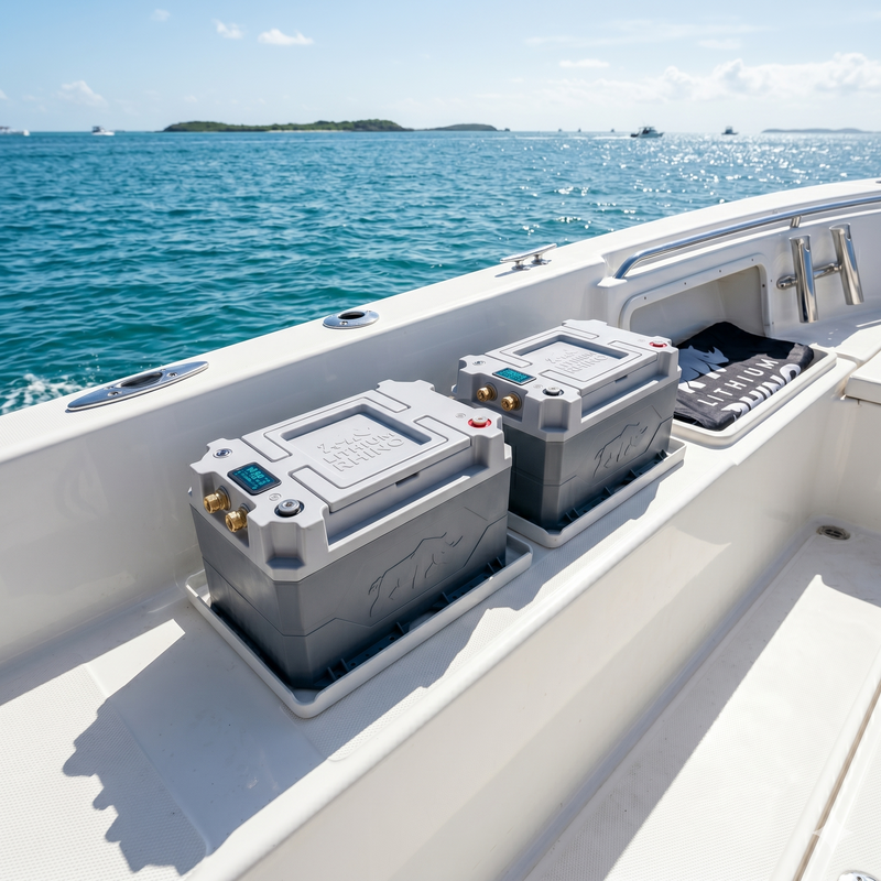 Load image into Gallery viewer, 24V 100Ah Lithium Rhino Marine LiFePO4 IP67 Conversion Kit