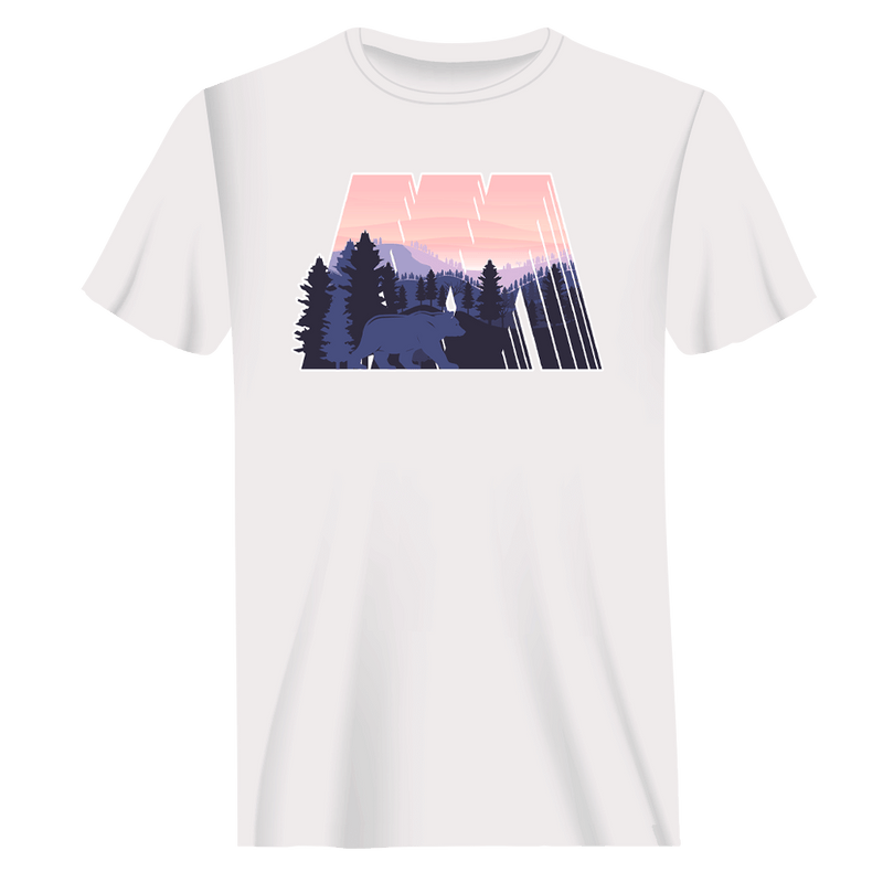 Load image into Gallery viewer, Geometric Camping T-Shirt for Men